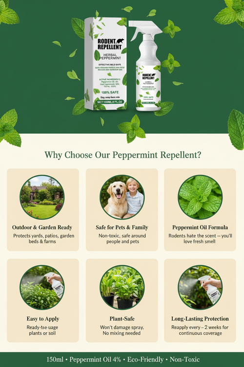 Peppermint Repellent Benefits Sheet Accurate Product